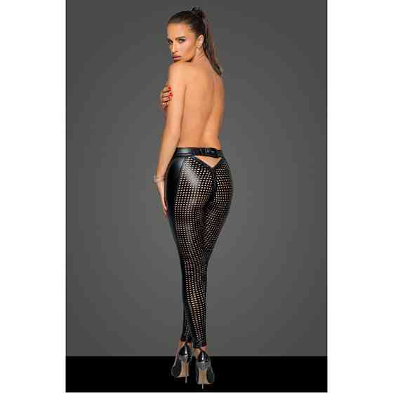 Брюки женские с перфорацией сетка F233 Noir Handmade S Sex Aura Киев