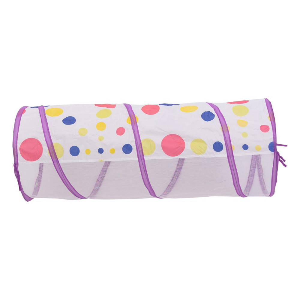 Намет дитячий 3 в 1 70×70×90 см ігровий намет з тунелем і басейном Фіолетовий HP-S-4NDV Коломыя - изображение 4
