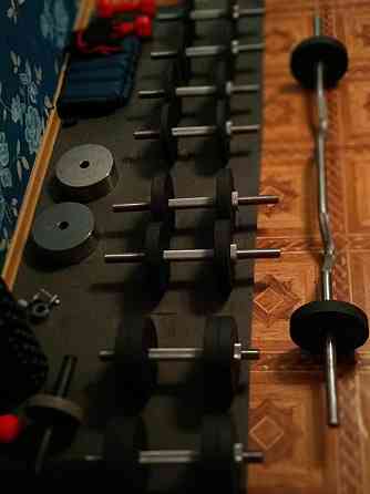 Гантели наборные 2 по 16 кг Гантели, гири, штанги и диски металлические с порошковой покраской Киев