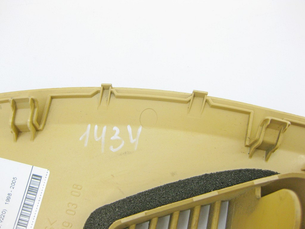 Mercedes-Benz  A2206890308 1434 Кришка лівого торця приладової панелі бежева S-Class W220 Одеса - фото 6