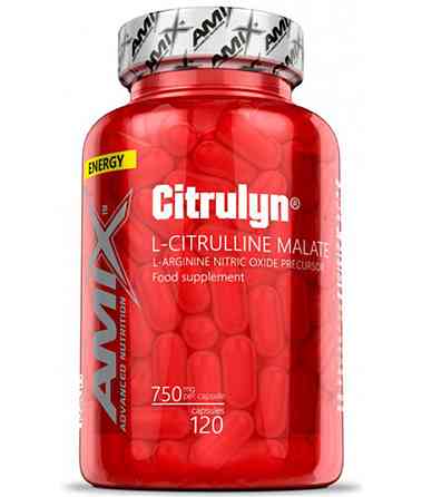 L-цитрулін малат Amix Nutrition CitruLyn 750mg 120cps Луцьк
