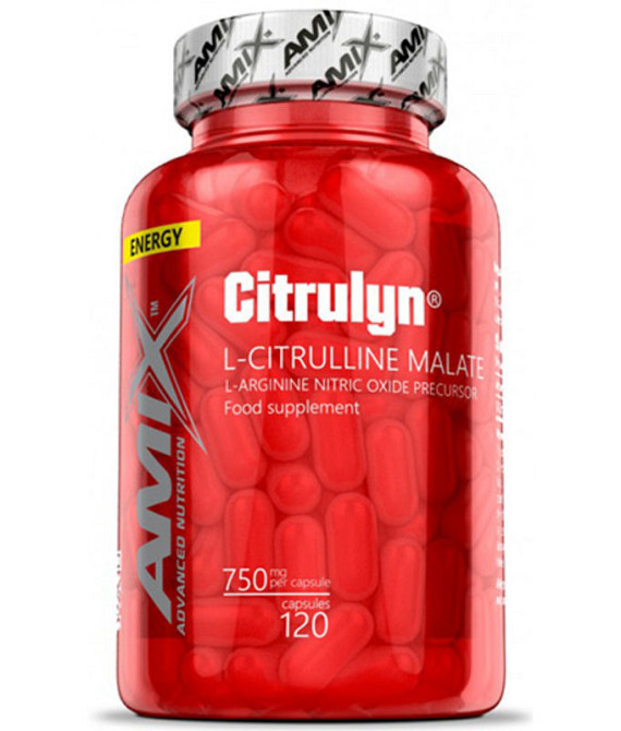 L-цитрулін малат Amix Nutrition CitruLyn 750mg 120cps Луцьк - фото 1