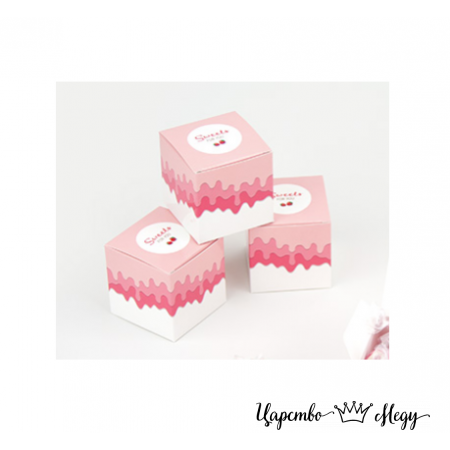 Сладкие бонбоньерки для девочек на Крестины, Годик, День Рождения,, с медом 