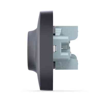 Розетка Videx BINERA 2ая с заземлением черн (VF-BNSK2G-BG) Вінниця