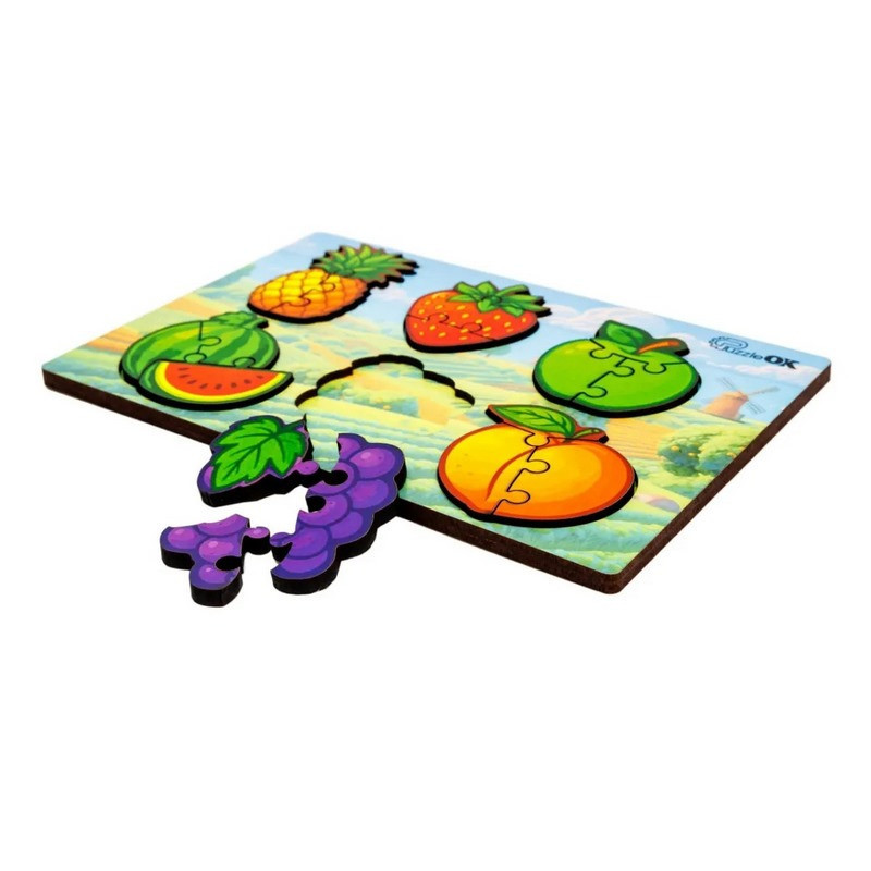 Деревянный пазл-вкладыш 