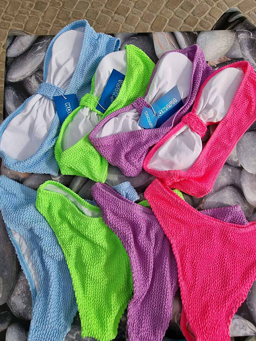 Купальник жіночий роздільний жатка Салатовий L Харків - фото 2