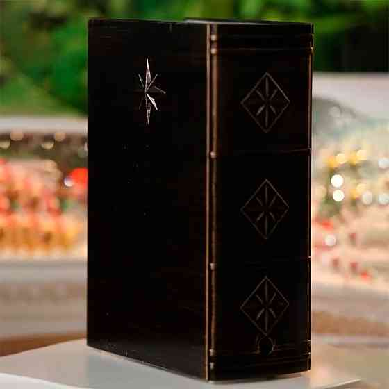 Музичний новорічний нічник Різдвяна книга (19,1×13,2см), від USB, WDL-24023 Київ