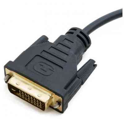 Переходник DVI-D Dual Link (Male)-VGA (Female), 0.15 m Extradigital (KBV1685) Винница