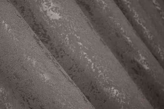 Шторна тканина льон мармур, колекція "Pavliani" колір коричнево-сірий 1373ш Київ