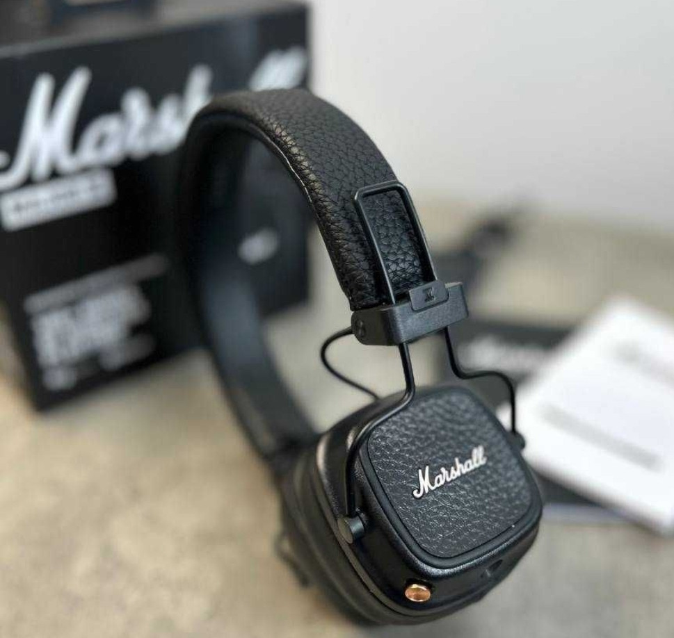Навушники Marshall Major 5 чорні — Bluetooth 100 годин без підзарядки. Харків - фото 4