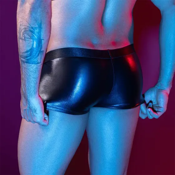 Еротичні чоловічі лакові труси зі шнурівкою JSY 9119T One Size Львов