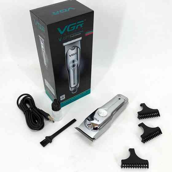 Надійна машинка для стрижки VGR V-071, Машинка для стрижки волосся з регульованою насадкою IH-47 Київ