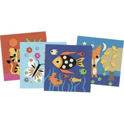 Набор для творчества Djeco Аппликация Сладкая природа (DJ09864) Винница - изображение 2