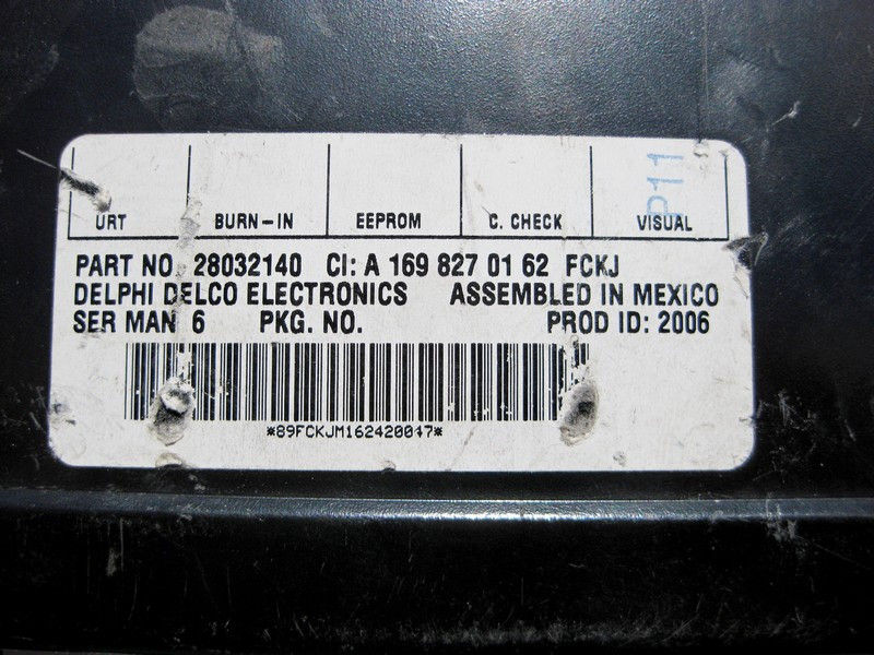 Mercedes-Benz  A1698270162 Блок супутникового радіо Sirius C-Class W203 ML W164 GL X164 SLK R171 CLK C209 E-Class W211 SL R230 Одеса - фото 3