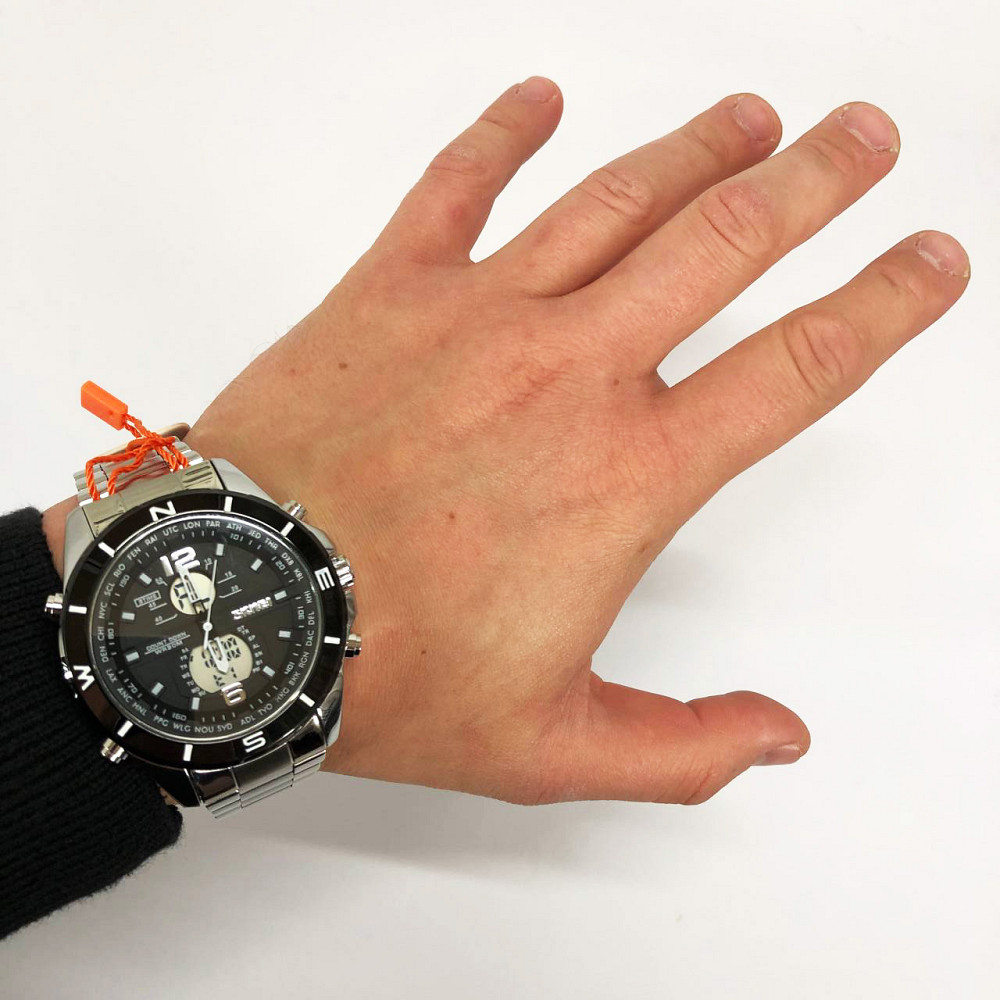 Оригинальные брендовые часы для мужчины SKMEI 1670SIWT, Часы наручные мужские стильные модные красивые BC-77 Львов - изображение 2