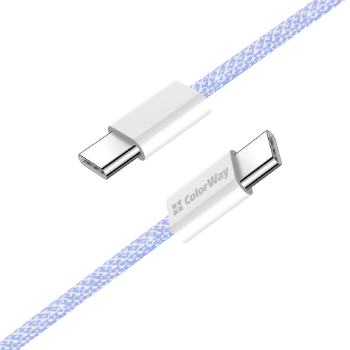 Кабель USB PD Type-C/Type-C ColorWay CW-CBPDCC061-PU 3,0A 60W 1м фіолетовий Житомир