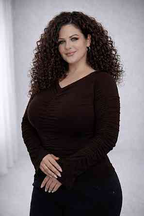 Женский облегающий лонгслив батал с драпировкой турецкий трикотаж вискоза Шоколадный, 50/52 Одесса