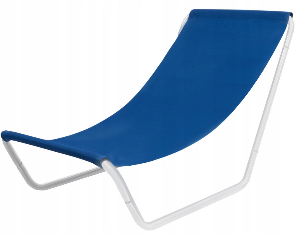 Садовий шезлонг розкладний до 110 кг з чохлом Malatec (23563) Синій Нововолинськ - фото 2