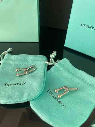 Тиффани серьги Hardwear / Tiffany серьги напыление серебро / упакована в мешочек Tiffany Одесса
