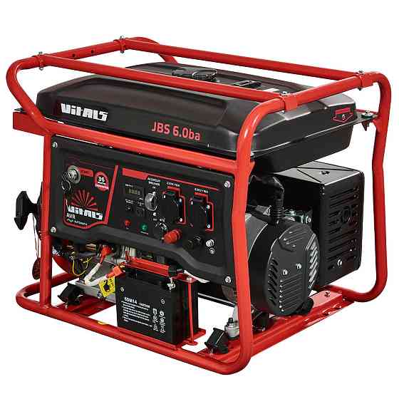 Генератор бензиновый Vitals JBS 6.0ba Бесплатная доставка Новой почтой Харьков