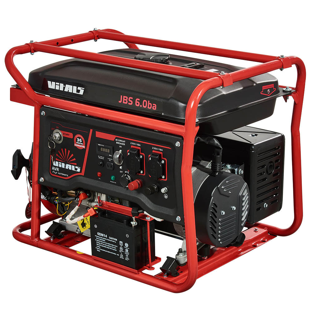 Генератор бензиновий Vitals JBS 6.0ba Харків - фото 2