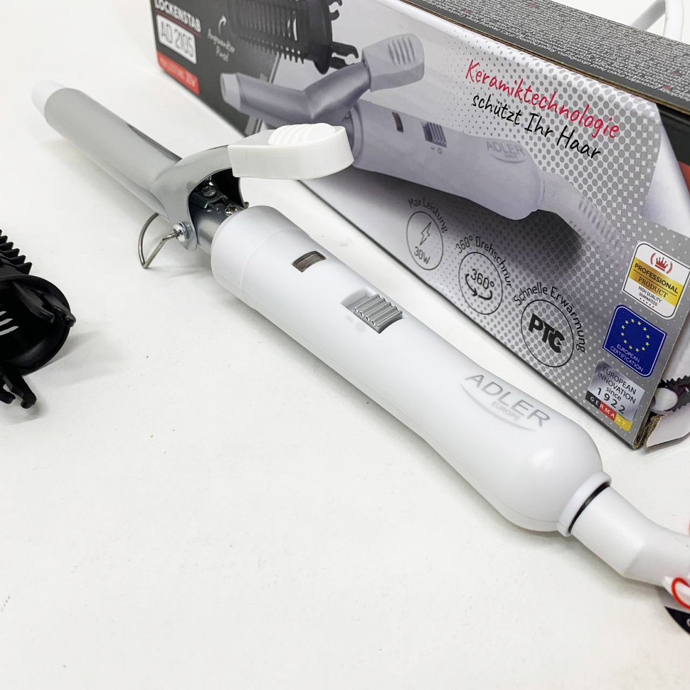 Щипцы для завивки и объема Adler AD 2105 20Вт, Утюжок для завивки волос Прибор волос VN-44 Львов - изображение 8