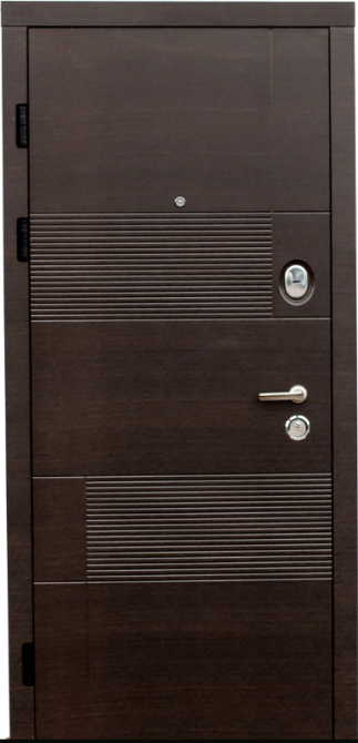 Дверь входная Наши Двери Стандарт  Эскада 1 Венге темный 960х2040 мм Киев - изображение 1