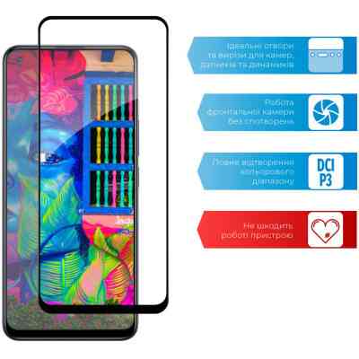 Скло захисне ACCLAB Full Glue Realme 8 Pro (1283126523212) Вінниця