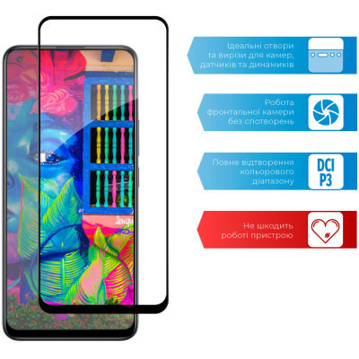 Скло захисне ACCLAB Full Glue Realme 8 Pro (1283126523212) Вінниця - фото 5