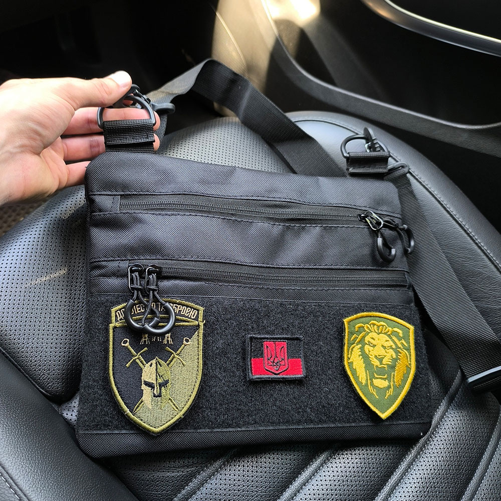 Мужская тактическая сумка барсетка через плечо, Сумка натовская тактическая, Сумки мужские тактические JD-88 Львов - изображение 16