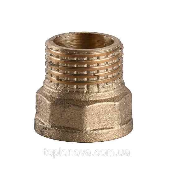 Перехідник латунний 1/2| ВР х 1/2| НР штампований А0601А VA Чернівці