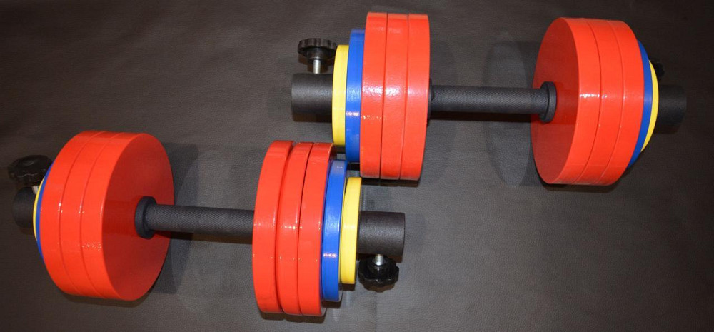 Гантели наборные 2 по 25 кг Гантели, гири, штанги и диски металлические Киев - изображение 1