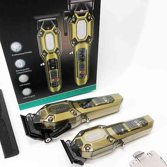 Малошумна машинка для стрижки волосся VGR, Універсальна машинка для стрижки голови та бороди NF-80 Івано-Франківськ