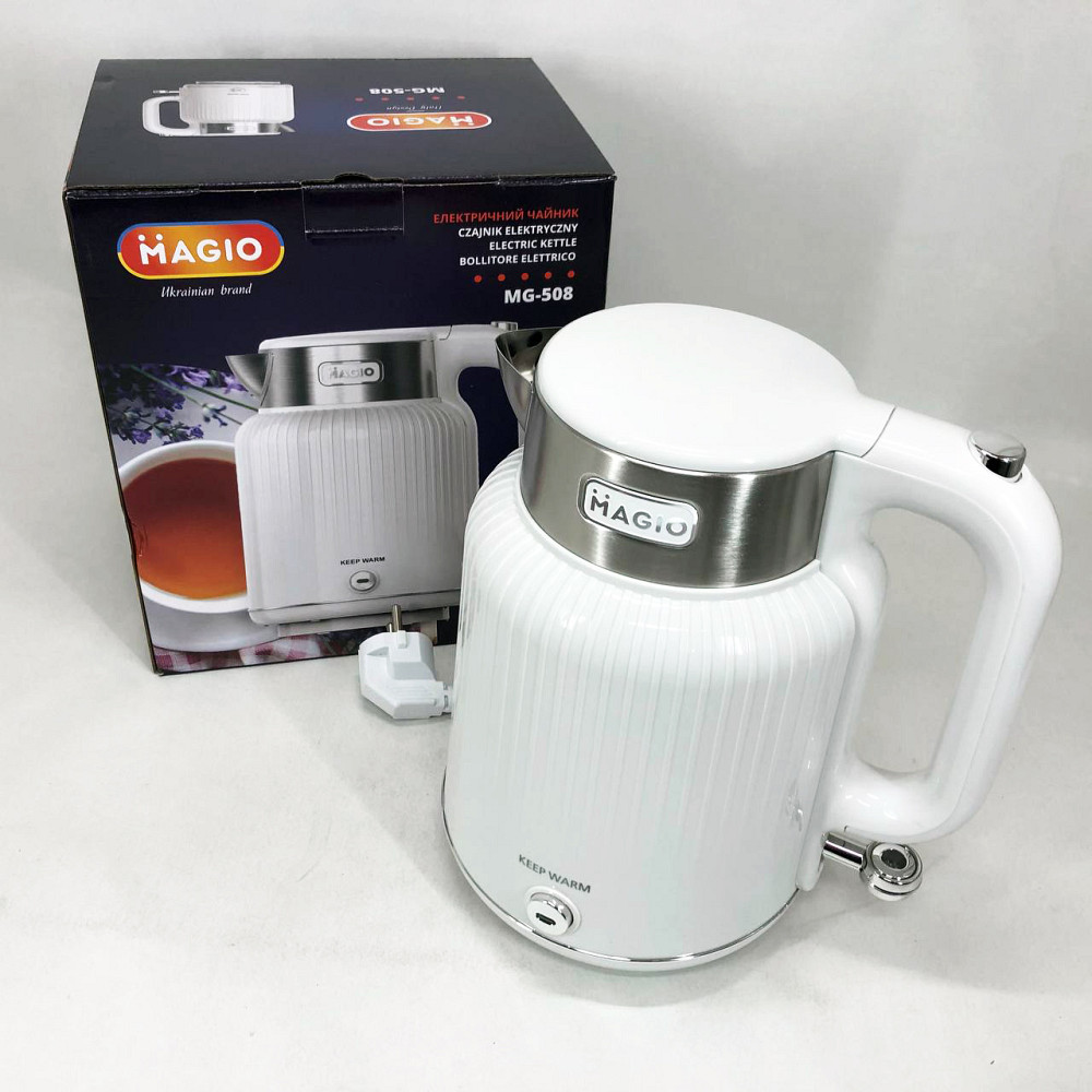 Електрочайник з автоматичним вимкненням при закипанні, Стильний електричний чайник VJ-96 Івано-Франківськ - фото 1