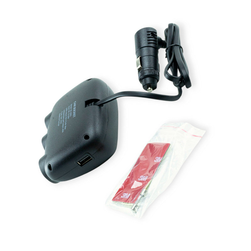 Разветвитель прикур. 3 вых. 10А, 120Вт, 2 USB 2.4А, провод 0,83м, Евро, В-метр, А-метр Мукачево - изображение 2