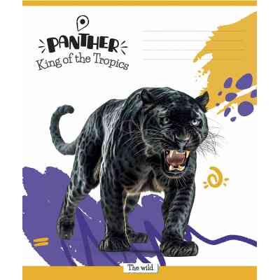 Зошит Школярик King of the Tropics 18 аркушів клітинка (018-3421K) Вінниця