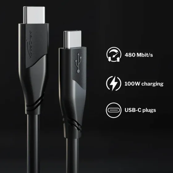 Кабель USB-C KabelDirekt Thunderbolt 4 / USB4 1 метр KabelDirekt Київ