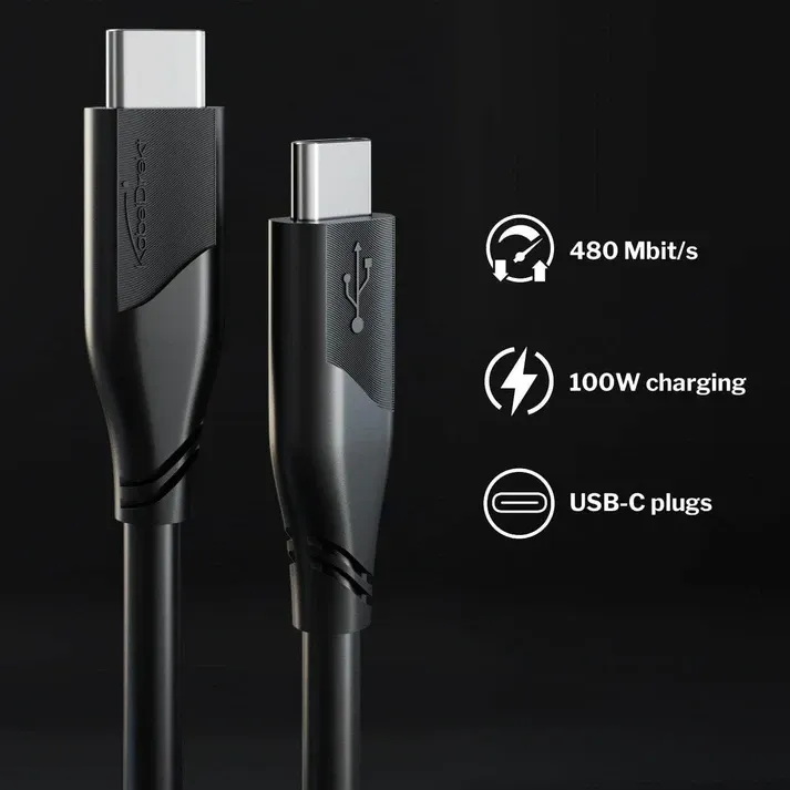 Кабель USB-C KabelDirekt Thunderbolt 4 / USB4 1 метр KabelDirekt Киев - изображение 2