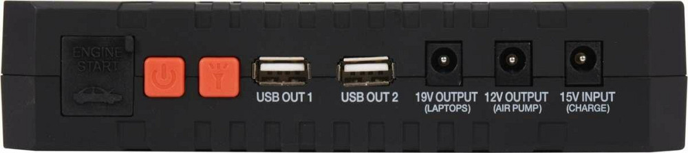 Пускова-зарядна батарея Li-Pol YATO ємність 12 Агод, 300/500 А, живлення через USB: 5В, 2А [10/160] Одеса - фото 2