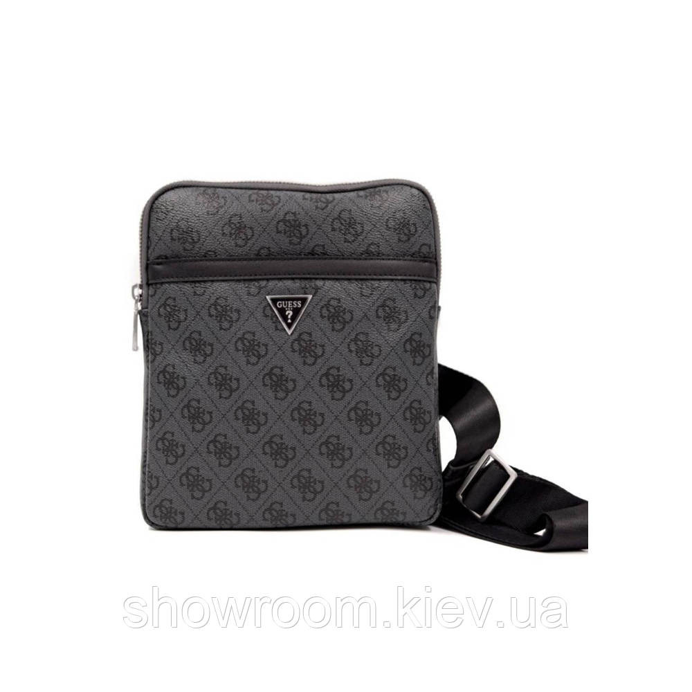 Чоловіча брендова сумка на плече (7513) сіра Київ - фото 1