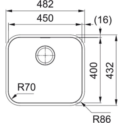 Мойка кухонная Franke SRX 110-45 (122.0739.592) Винница - изображение 2