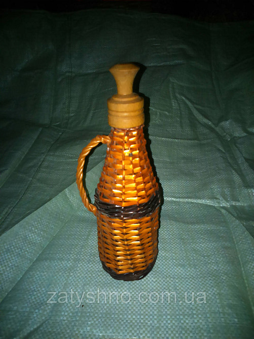 Пляшка плетена на 0,5 л Київ - фото 4