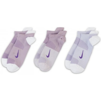 Шкарпетки Nike W NK EVERYDAY PLUS LTWT NS 3PR CV2964-970 34-38 3 пари Сірий/Фіолетовий (194955547083) Вінниця - фото 3