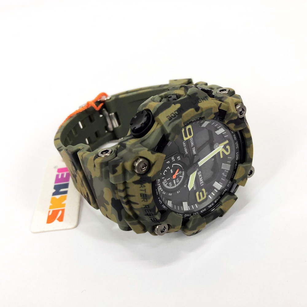 Чоловічий водостійкий кварцовий годинник SKMEI 1965CMGN, Хороший наручний годинник чоловічий JP-38 Львів - фото 9