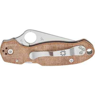 Ніж Spyderco Para 3 CPM Cru-Wear Micarta Brown (C223MPCW) Вінниця
