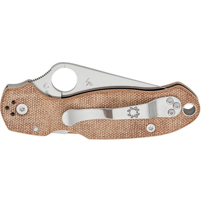 Ніж Spyderco Para 3 CPM Cru-Wear Micarta Brown (C223MPCW) Вінниця - фото 4