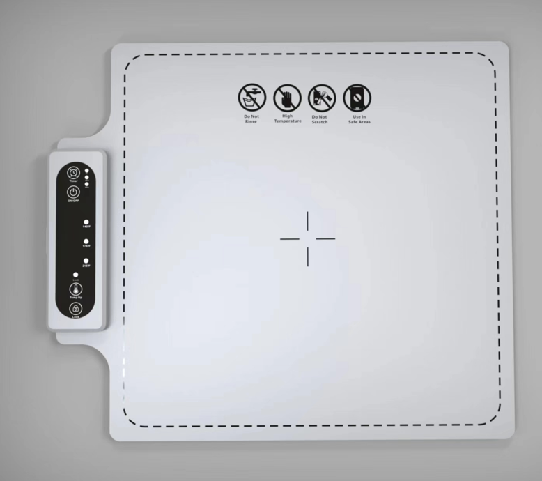 Коврик силиконовый на кухню для подогрева и размораживания пищи, напитков,готовых блюд детских бутылочек Каменец-Подольский - изображение 3