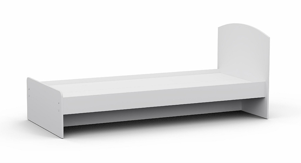 Кровать односпальная L-1, Белый, 1930х900х800 Львов - изображение 1