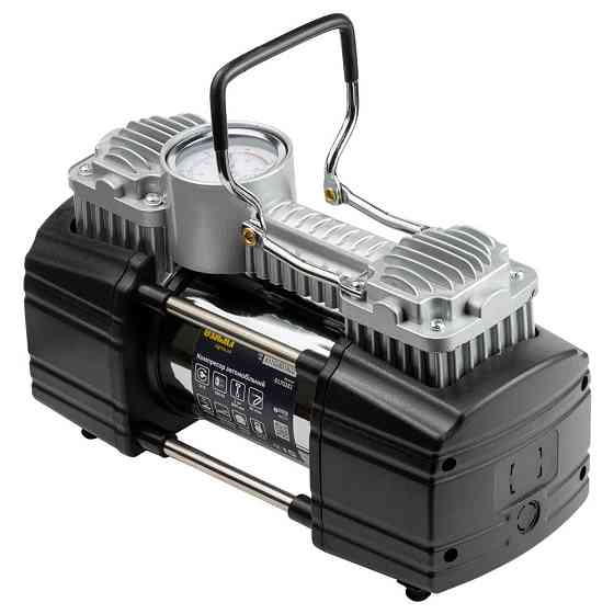 Компрессор автомобильный 12В 300Вт 25А 60л/мин 10бар сумка переходник на клеммы SIGMA (6170281) Киев