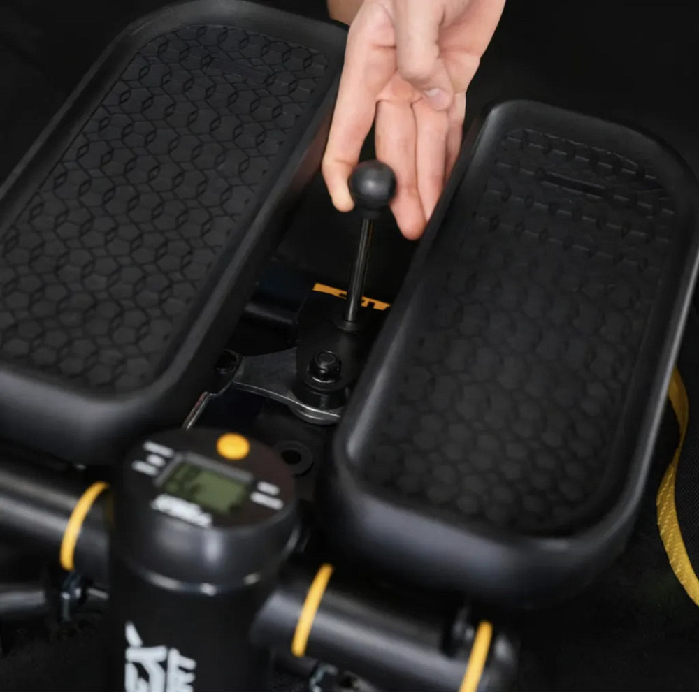 Степпер Trex-Sport для домашніх тренувань фітнесу, кардіо та схуднення, компактний тренажер для ніг і сідниць Київ - фото 7